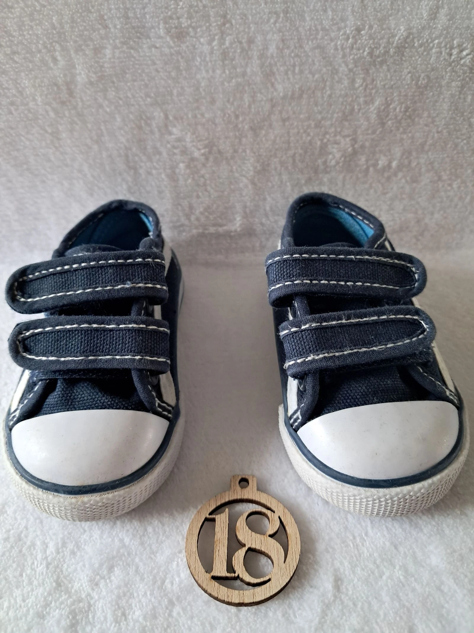 Blue tennis sneakers size 18 – photo 3